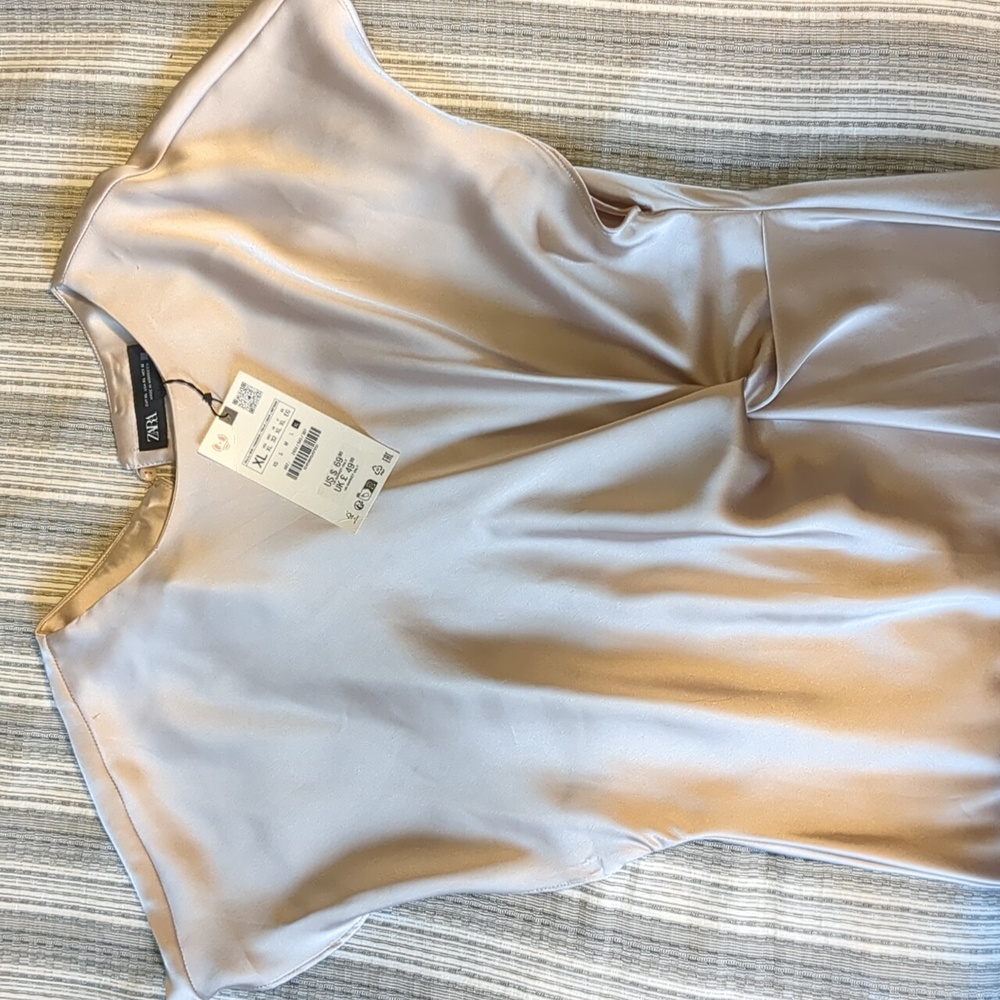 Satin Zara dress